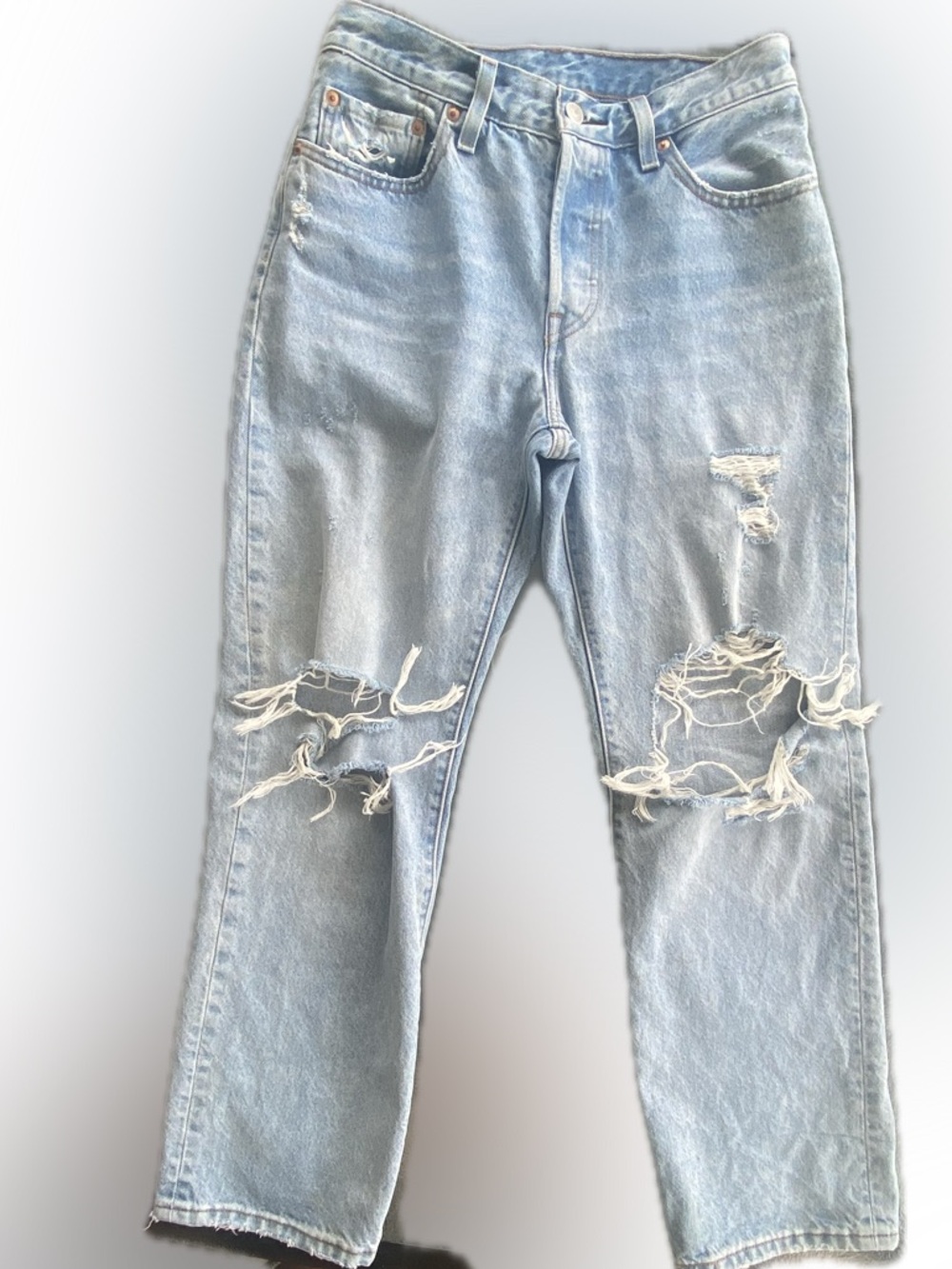 Levi's Distressed Wedgie Straight